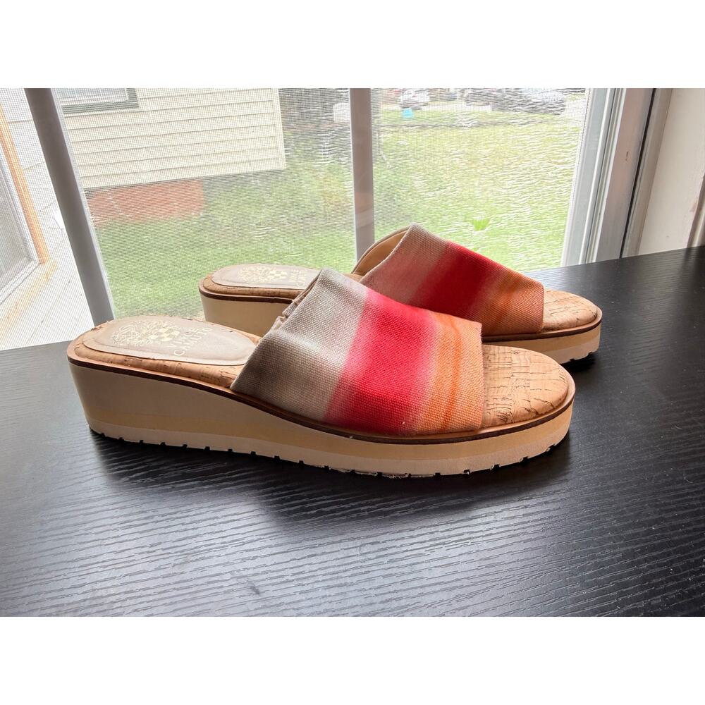 Vince Camuto VC-VIVTINA Platform Slide Sandals Women’s Size 9M Cork Ombre